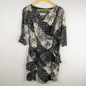 Exclusive for Intermix Animal Print Silk Dress